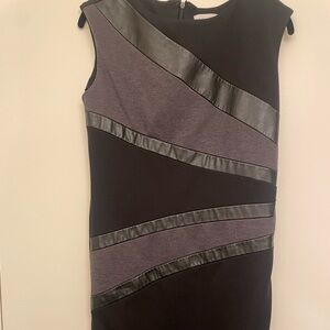 Black and Gray with leather material.